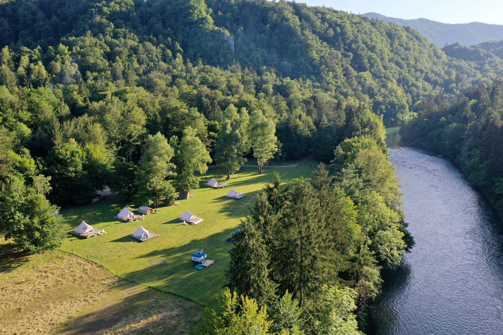 Eco River Camp - Pitches Radovljica Exteriör bild