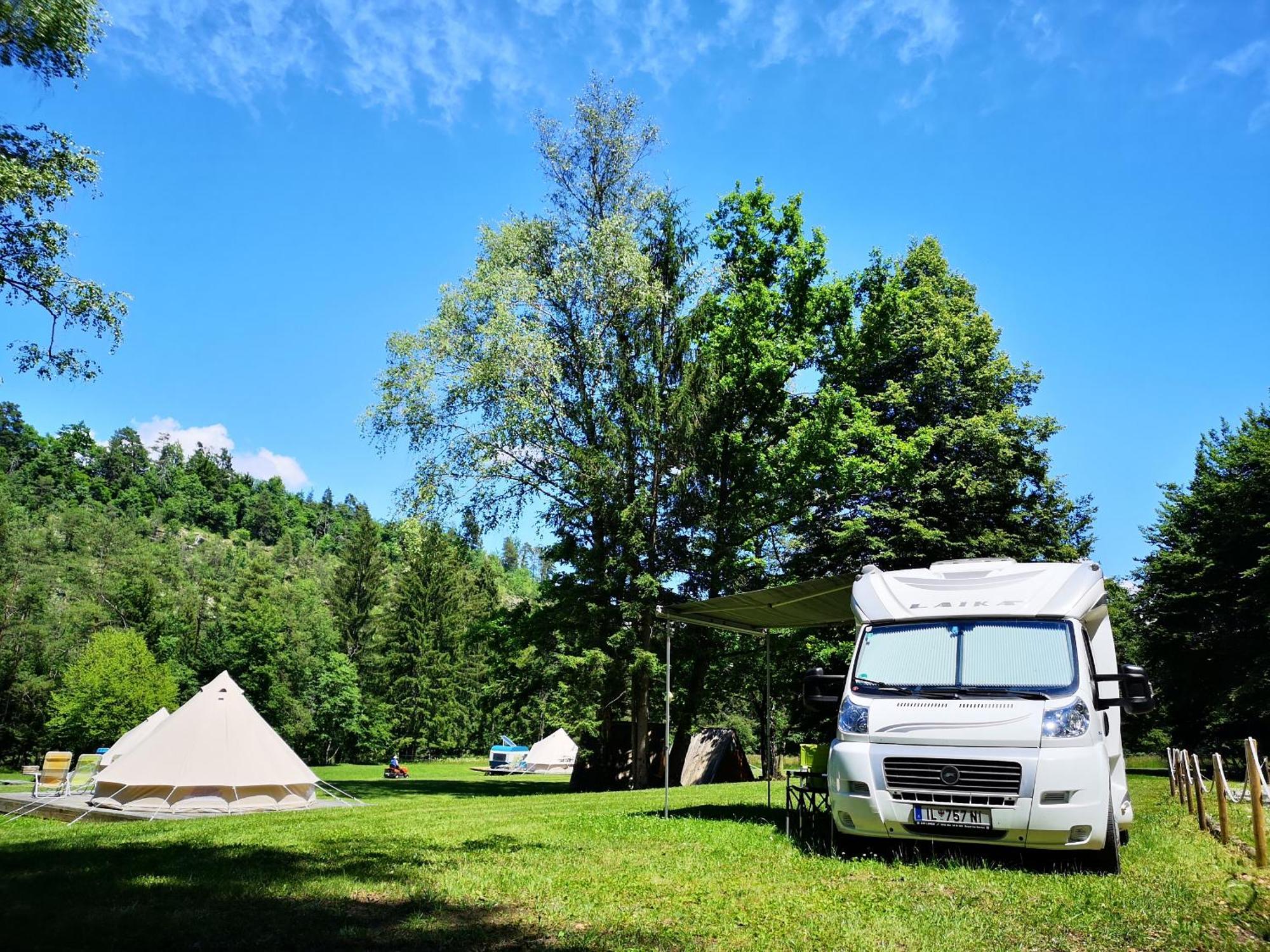 Eco River Camp - Pitches Radovljica Exteriör bild